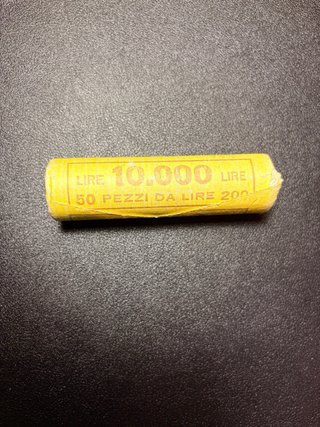 Lire monete celebrativa 50 pezzi da 200 lire 1996