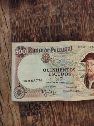 500 Escudos Portugal 1966 Billete