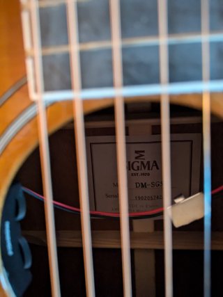 Guitarra Sigma DM-SG5+ Hummingbird