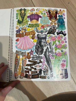 PACK de libro de vestir y gomasomas Top Model