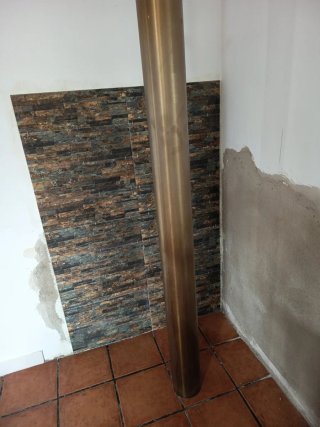 Chimenea de leña con diseño No dudes en escribirme