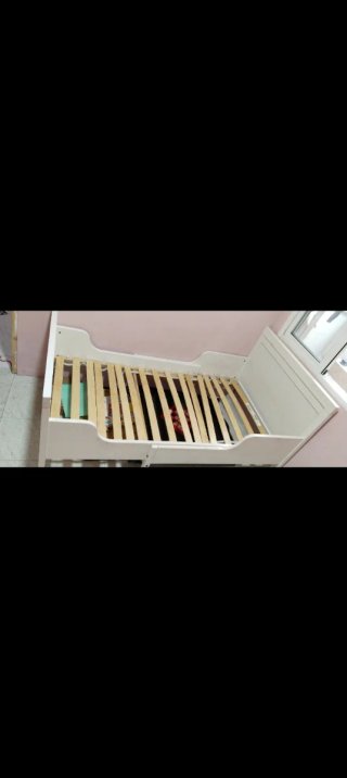 Cama extensible SUNDVIK blanca 80x200 cm