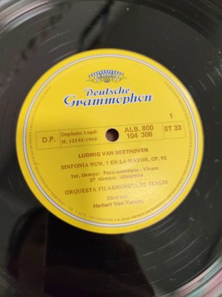 Vinilos Beethoven las 9 Sinfonías Karajan