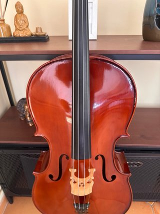 Violonchelo 1/2 completo funda rígida y arcos