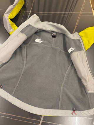 Giacca The North Face verde e grigia