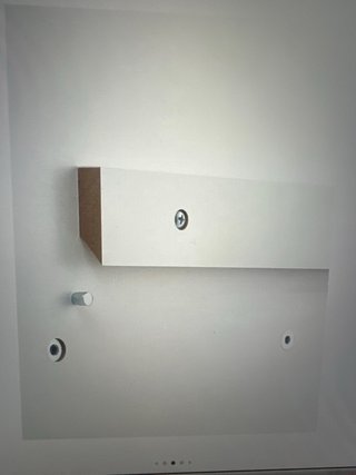 Estantería nueva de 4 baldas blanca