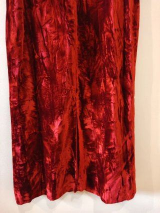 Vestido Midi Terciopelo Rojo PdH talla 38