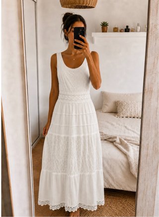 Vestido Blanco / Nuevo / Verano 2026