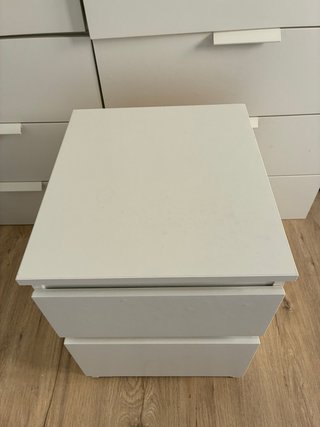 Cómoda IKEA KULLEN 2 cajones blanca