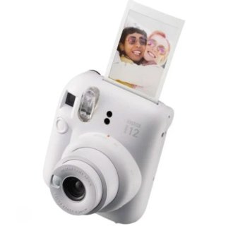 Cámara Fujifilm Blanca con Bolsa