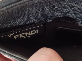 Borsa Fendi portafoglio nera