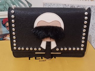 Borsa Fendi portafoglio nera
