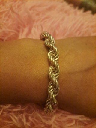 Pulsera Plata 925 Trenzada
