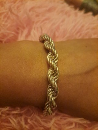 Pulsera Plata 925 Trenzada