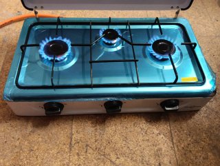 Hornillo Gas Butano 3 Fuegos
