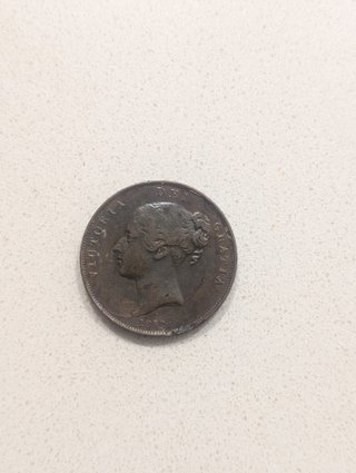 Moneda de Cobre Antigua