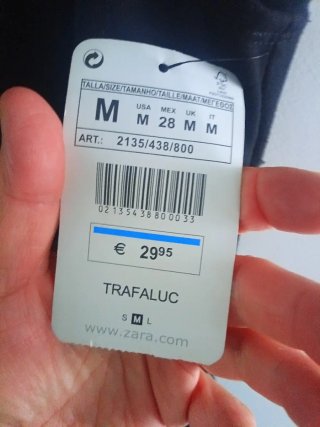Vestido Negro Zara Talla M