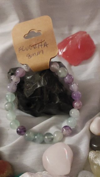 Pulsera Fluorita Natural 8mm