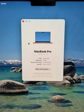 MACBOOK PRO M5 NUEVO + APPLE CARE 3 AÑOS