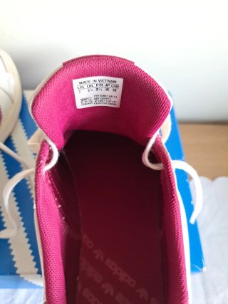 Sapatilhas Adidas Branco e Rosa