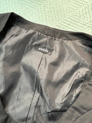 Chaleco vintage negro