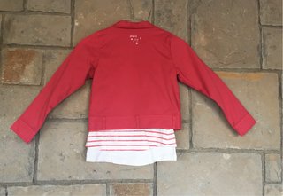 CHAQUETA CRUZADA “TROIS POMNES”+2 CAMISETAS “IKKS”