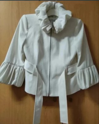 Chaqueta Zara Mujer Blanca