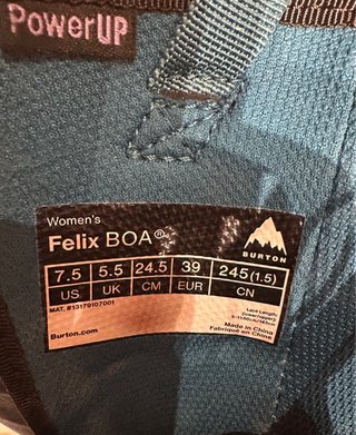 Botas Snowboard Burton Felix Imprint 3. Num 39