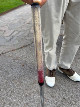 Palo de golf blanco