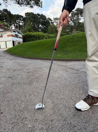 Palo de golf blanco