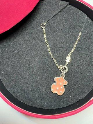 Collar Tous Oso Rosa Palo