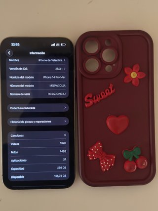 iPhone 14 Pro Max 256GB 88% Salud batería