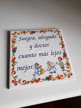 Azulejo decorativo divertido
