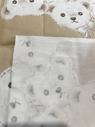 Tela giapponese con stampa di orsetti