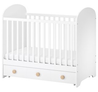 Cuna Bebé Ikea Seminueva Ikea GONATT + Colchón