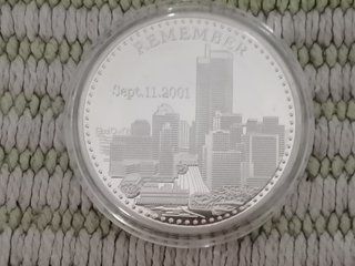 Moneda Plata Remember 9/11