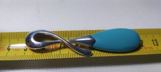 Colgante Plata Ley y Turquesa