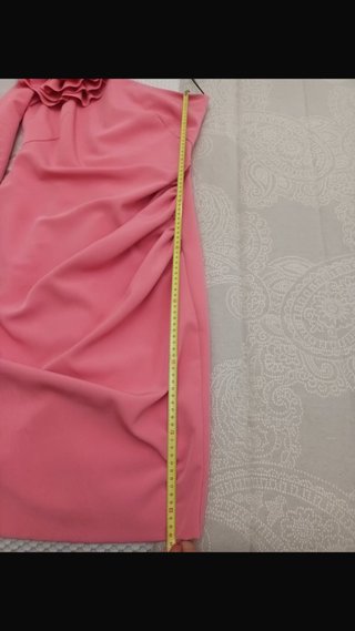 Vestido rosa evento talla 40