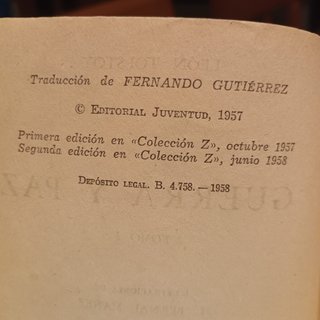 #8-050. Guerra y Paz