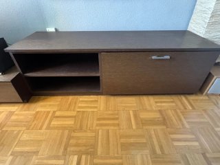 Mueble TV Madera Maciza - Gran Capacidad