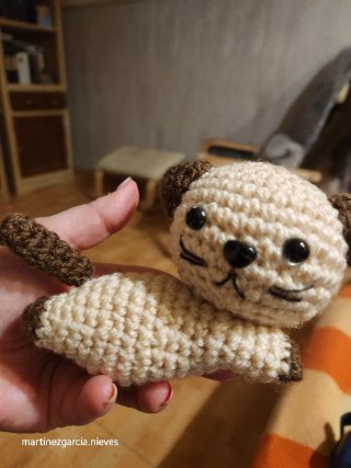 Gatito llavero hecho a mano