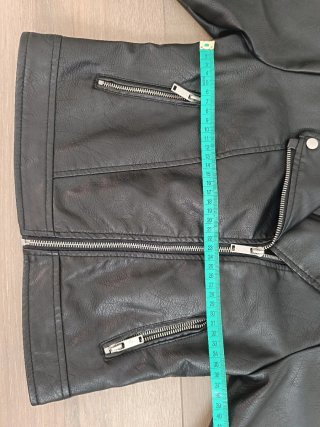 Cazadora Biker Niña Negra