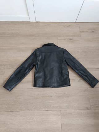 Cazadora Biker Niña Negra