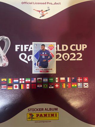 Sticker Mbappé Extra Mundial 2022 Panini