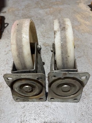Ruedas de nylon 200mm x 50mm