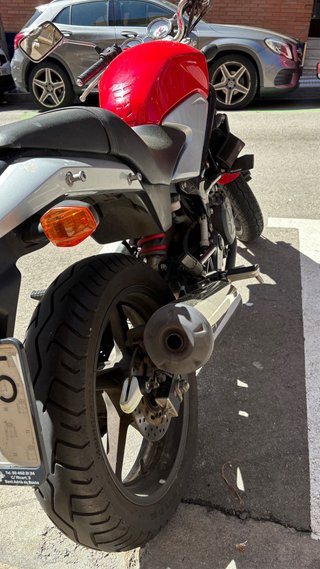 Honda VTR 250 Roja Moto Naked Manual