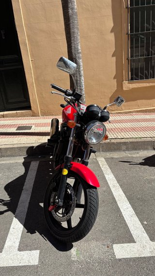 Honda VTR 250 Roja Moto Naked Manual
