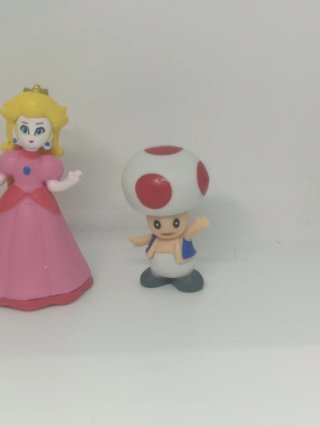 Lote figuras Mario, Donkey Kong, Peach, Toad 4-7cm