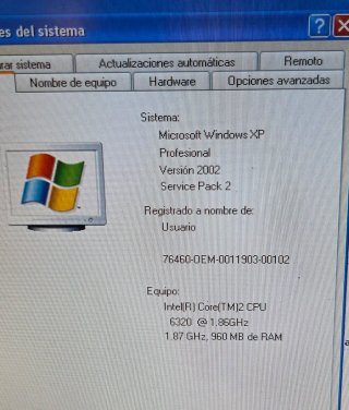 Ordenador Windows XP