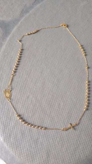 Collana Rosario Girocollo Acciaio Inox